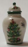 Christmas Tree China Temple Jar by Christopher Whitford